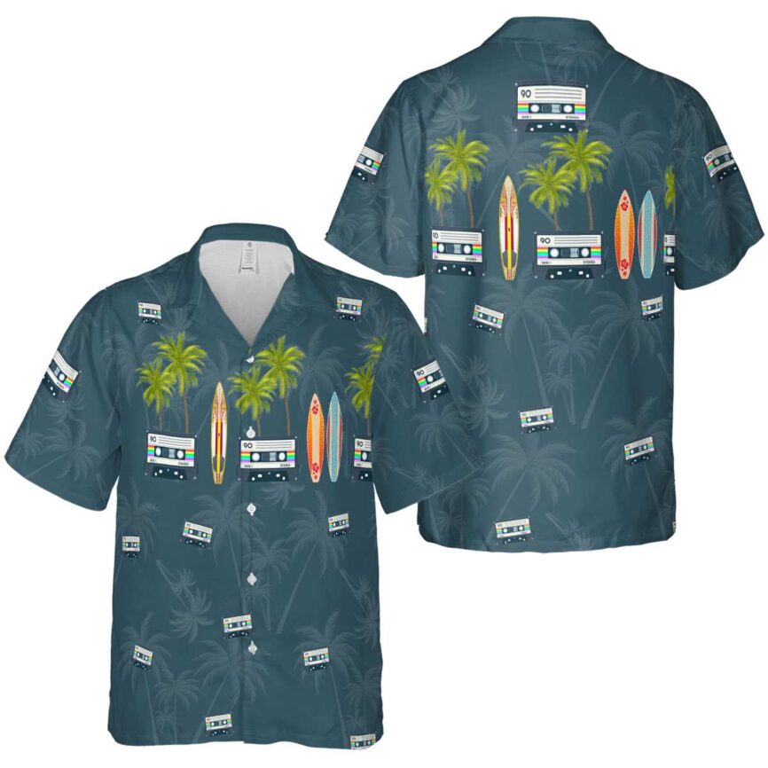 90s Island Theme Hawaiian Shirt Premium grade