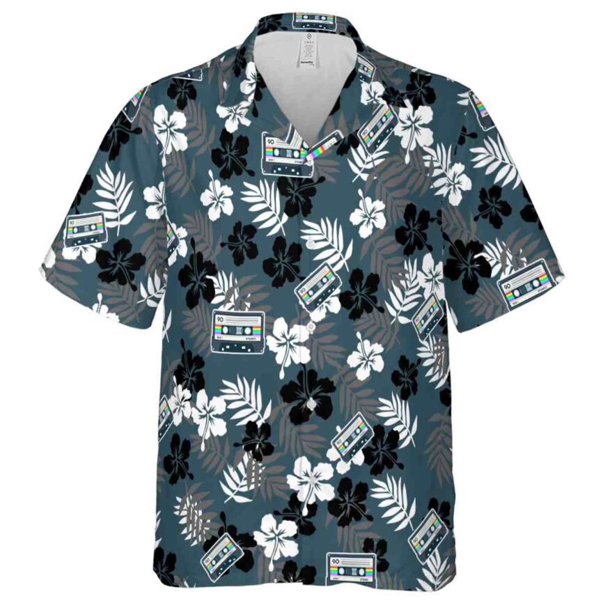 90s Leafy Hibiscus Hawaiian Shirt Fashion forward