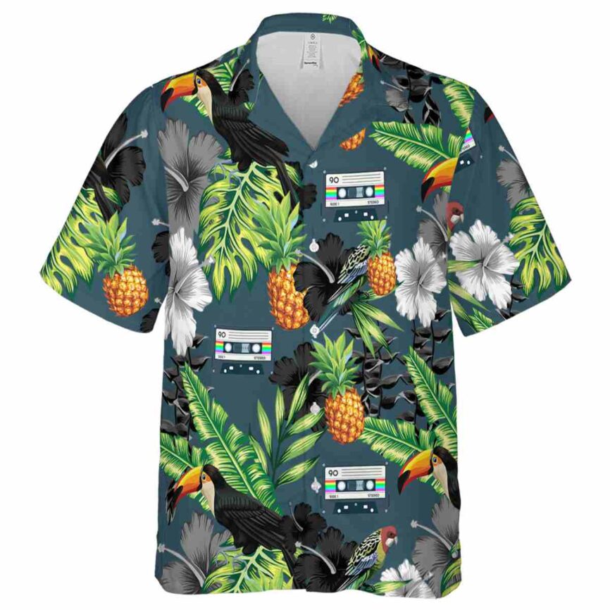 90s Leafy Toucan Hawaiian Shirt Fashion forward