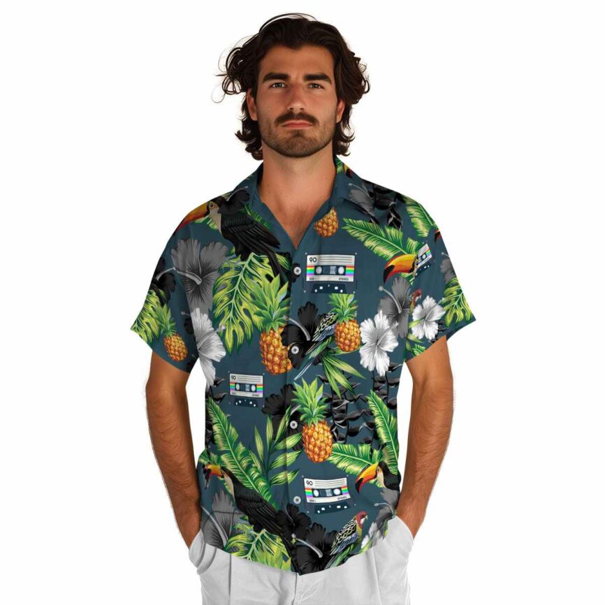 90s Leafy Toucan Hawaiian Shirt New Arrival