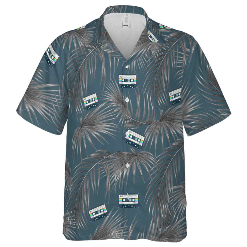 90s Palm Frond Hawaiian Shirt Fashion forward