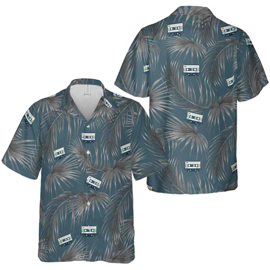 90s Palm Frond Hawaiian Shirt Premium grade