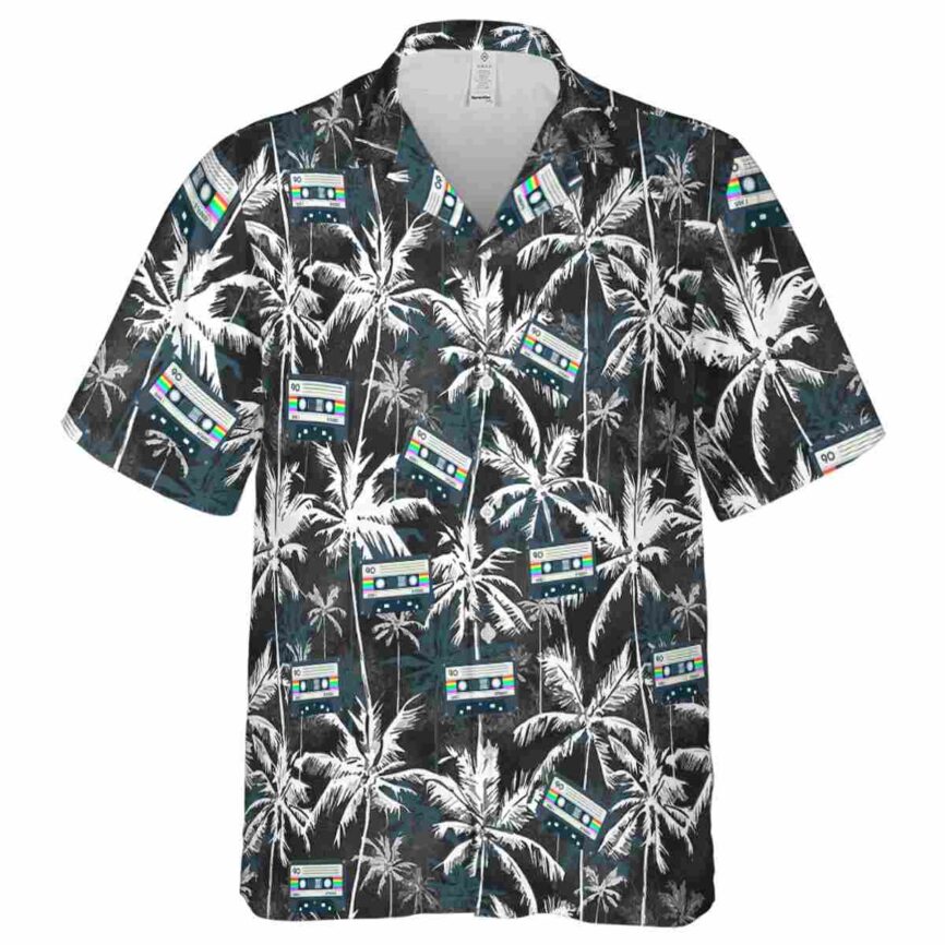 90s Palm Themed Hawaiian Shirt Fashion forward