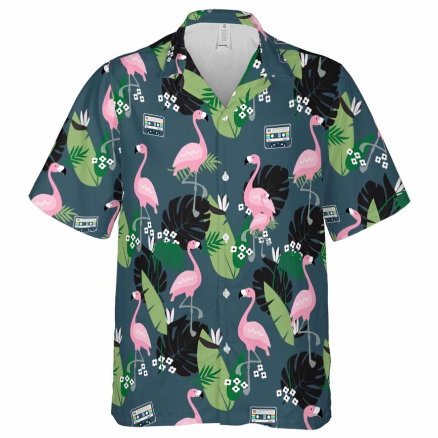 90s Tropical Flamingo Hawaiian Shirt Fashion forward