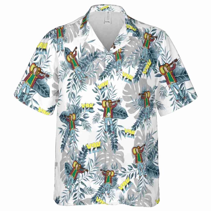 90s Tropical Fronds Hawaiian Shirt Fashion forward