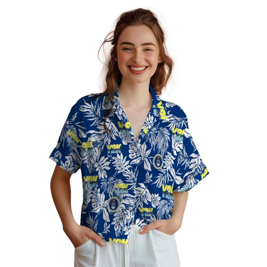 Air Force Bold Foliage Hawaiian Shirt Top rated