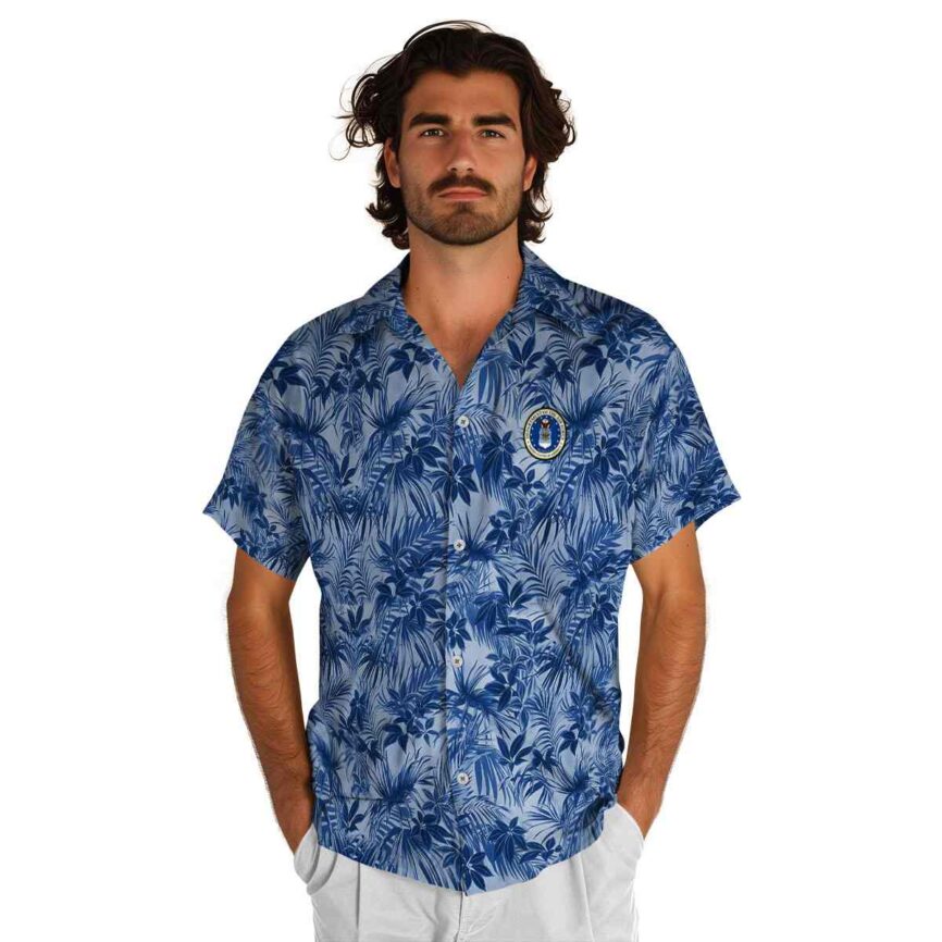 Air Force Foliage Print Hawaiian Shirt New Arrival