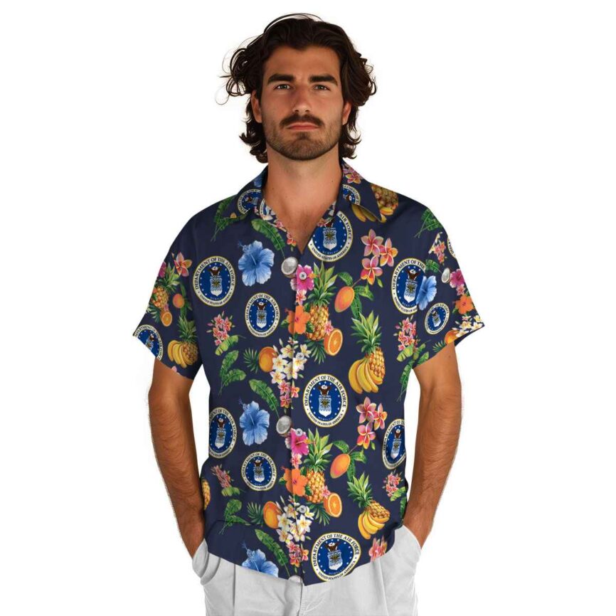 Air Force Fruit Pattern Hawaiian Shirt New Arrival