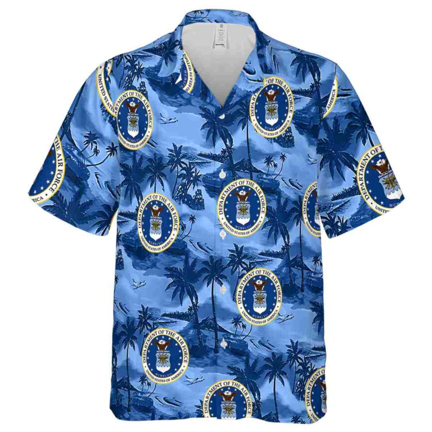 Air Force Island Beach Hawaiian Shirt Fashion forward