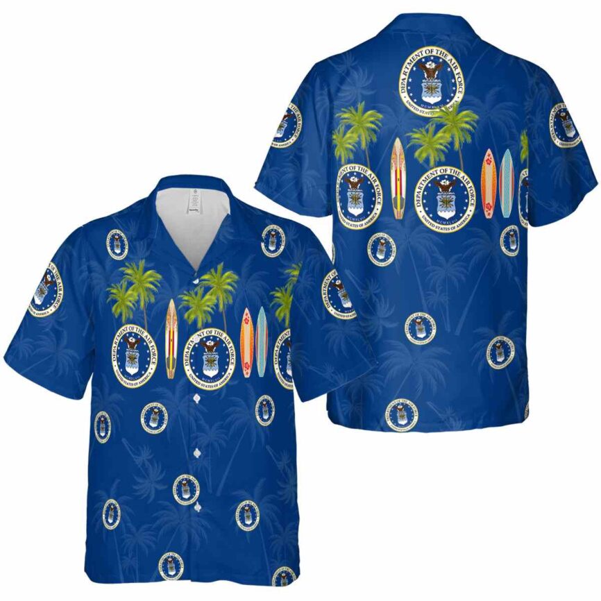 Air Force Island Theme Hawaiian Shirt Premium grade