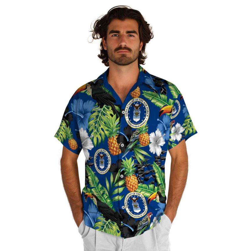 Air Force Leafy Toucan Hawaiian Shirt New Arrival