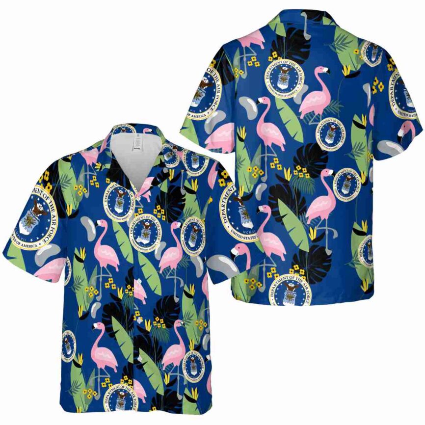 Air Force Pink Flamingo Hawaiian Shirt Premium grade