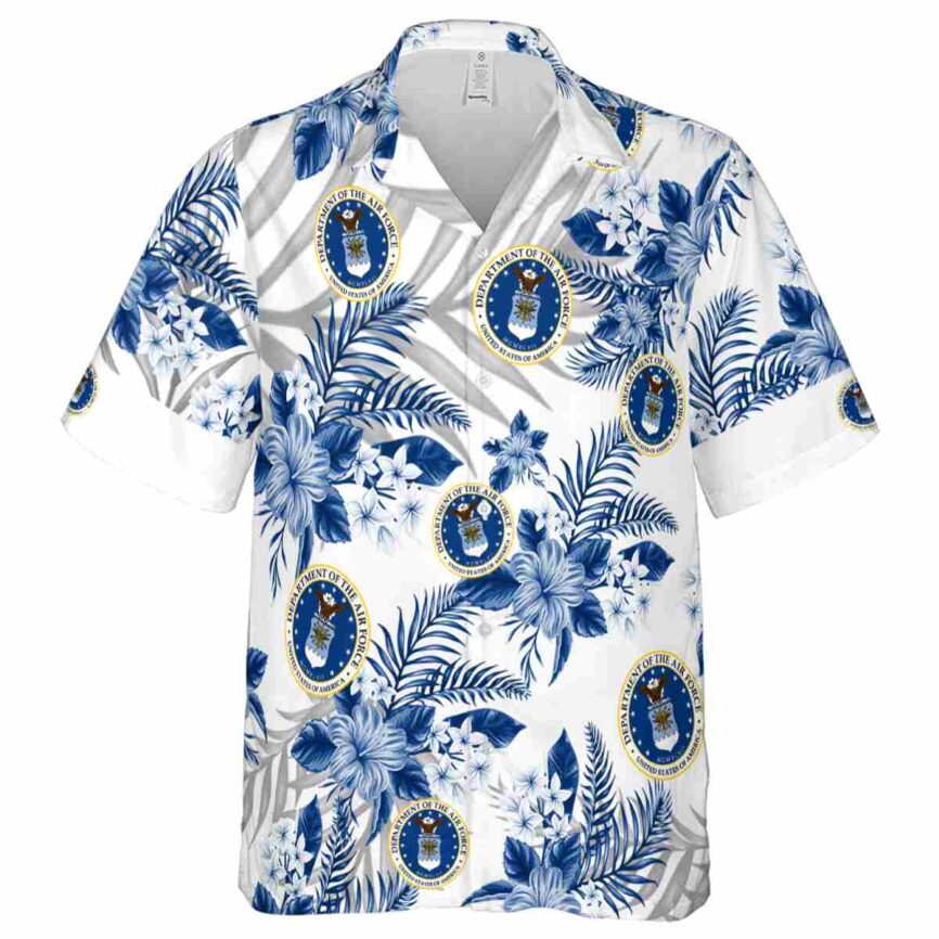 Air Force Tropical Blossom Hawaiian Shirt Fashion forward