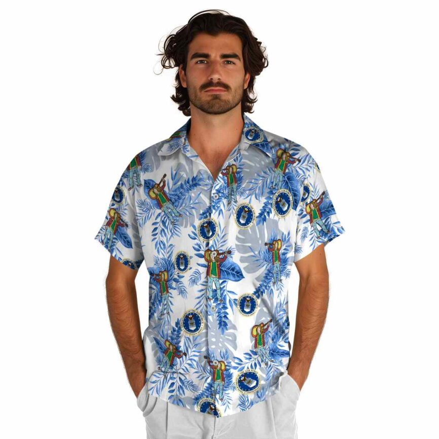 Air Force Tropical Fronds Hawaiian Shirt New Arrival