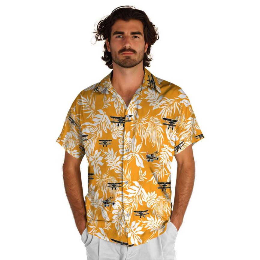 Airplane Bold Foliage Hawaiian Shirt New Arrival