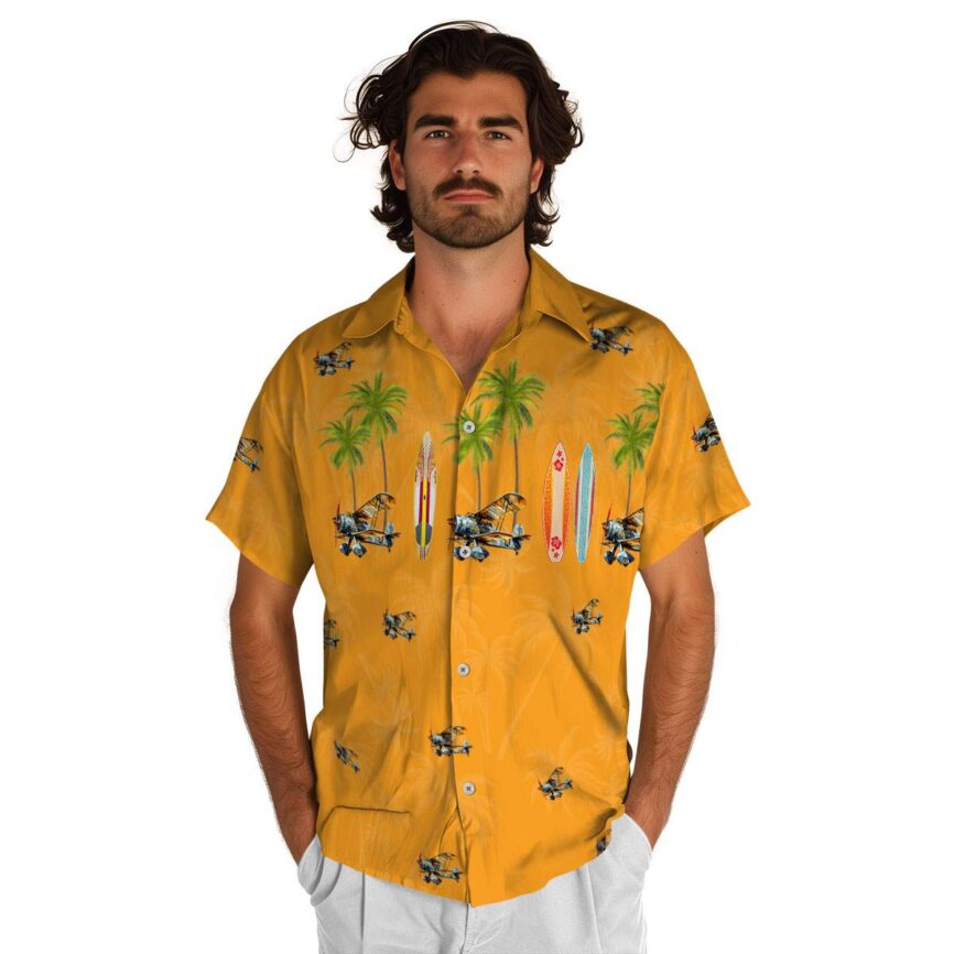 Airplane Island Theme Hawaiian Shirt New Arrival