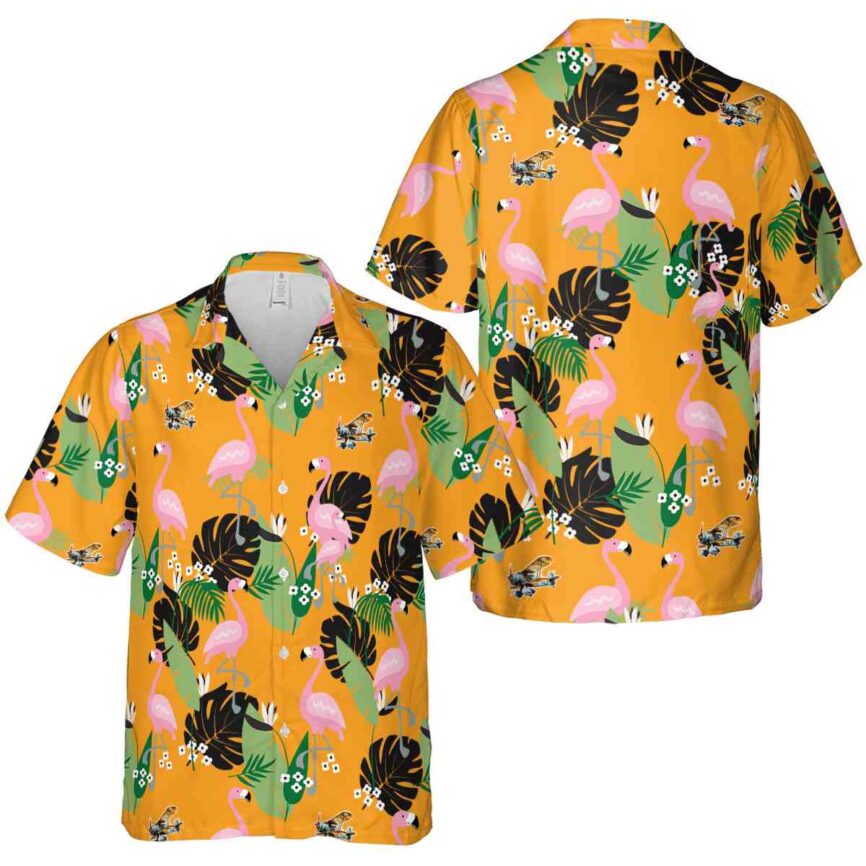 Airplane Tropical Flamingo Hawaiian Shirt Premium grade