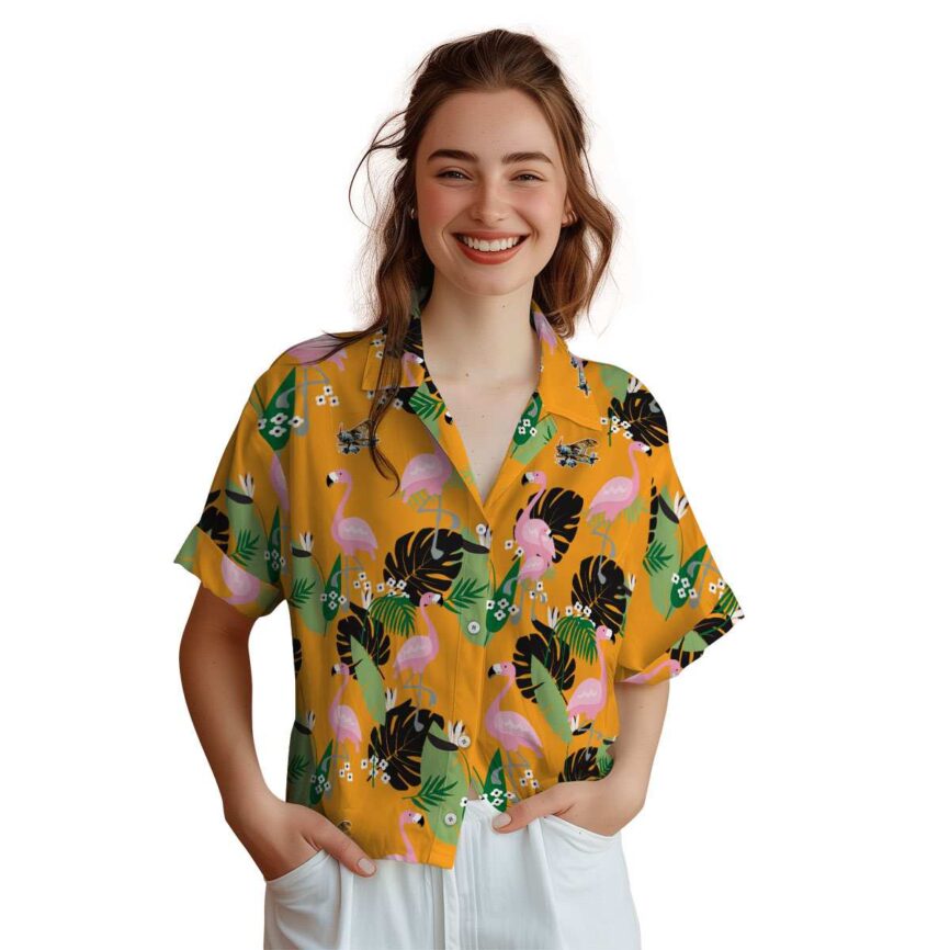 Airplane Tropical Flamingo Hawaiian Shirt Top rated