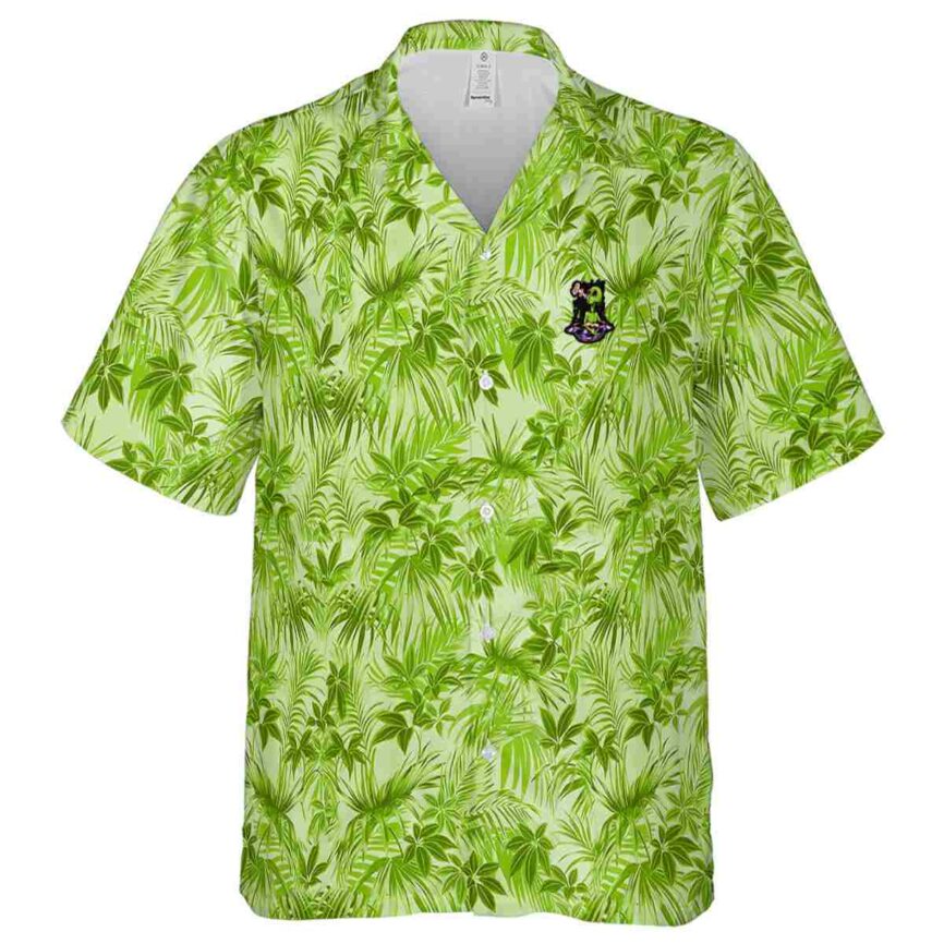 Alien Foliage Print Hawaiian Shirt Fashion forward