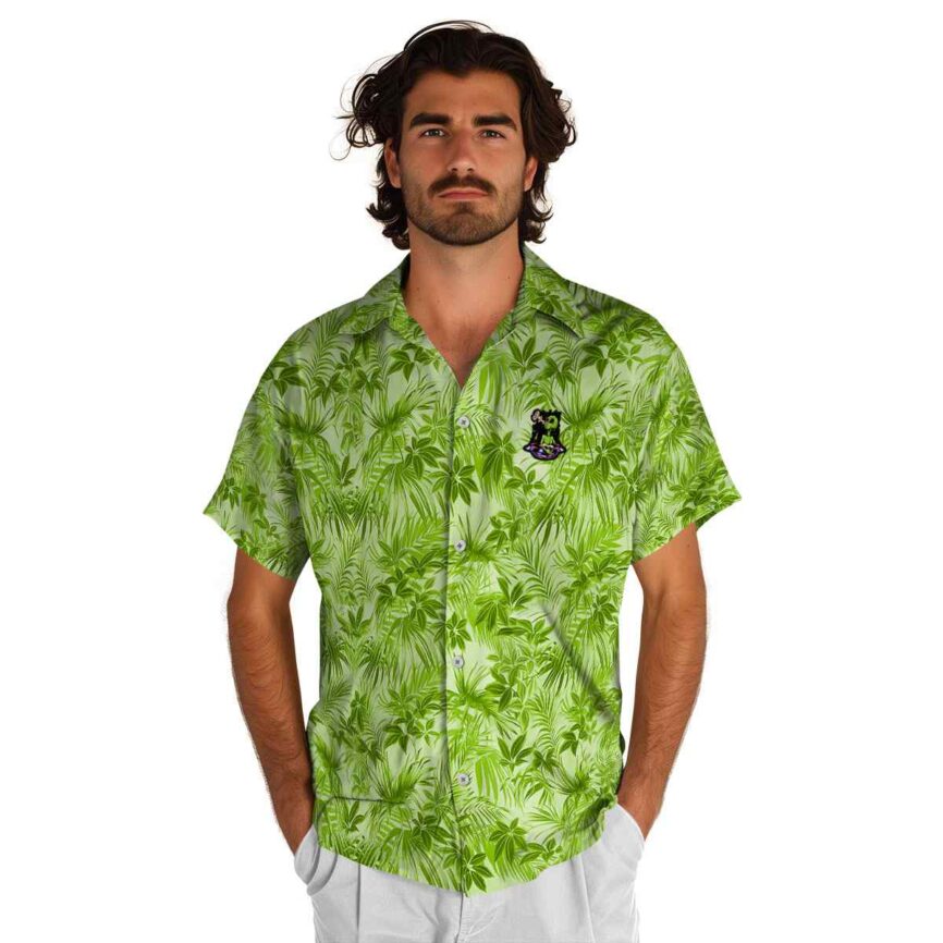 Alien Foliage Print Hawaiian Shirt New Arrival