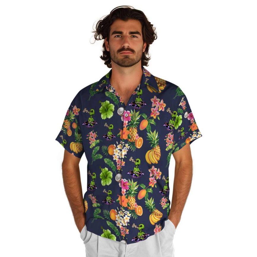 Alien Fruit Pattern Hawaiian Shirt New Arrival