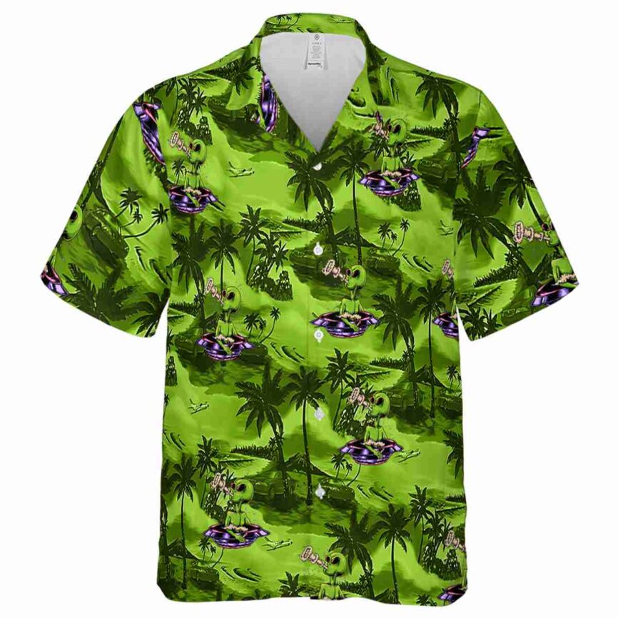 Alien Island Beach Hawaiian Shirt Fashion forward