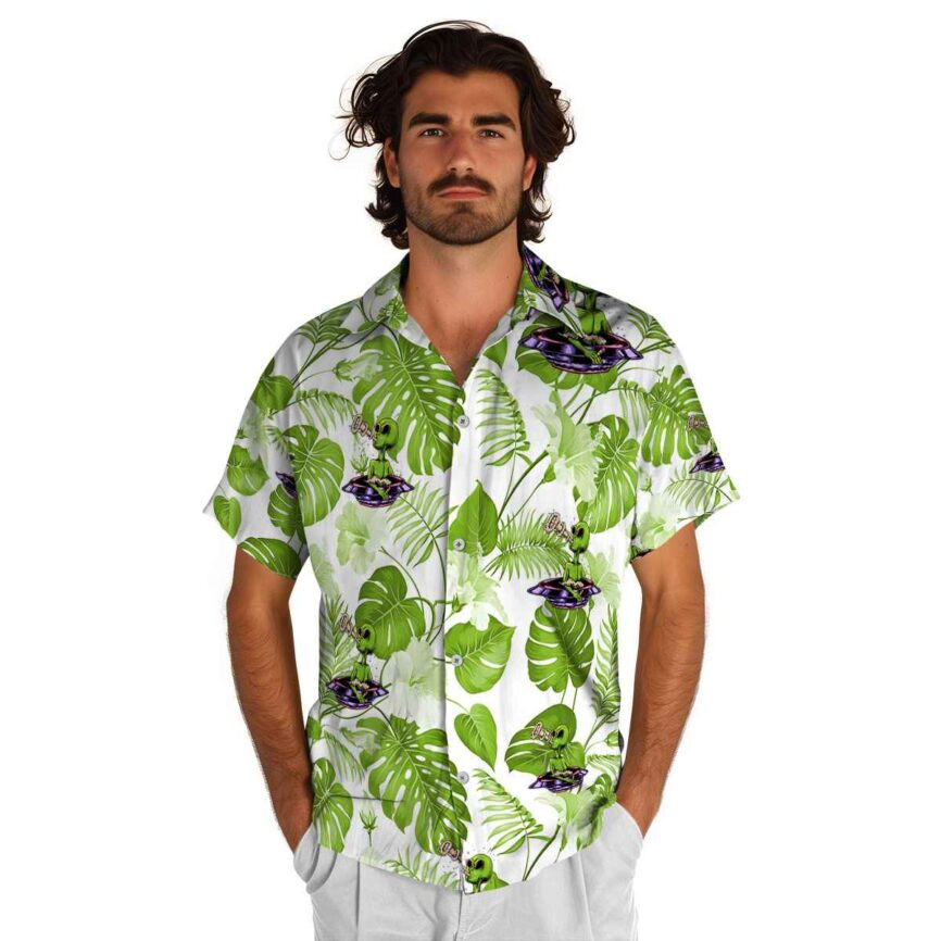 Alien Leaf Pattern Hawaiian Shirt New Arrival