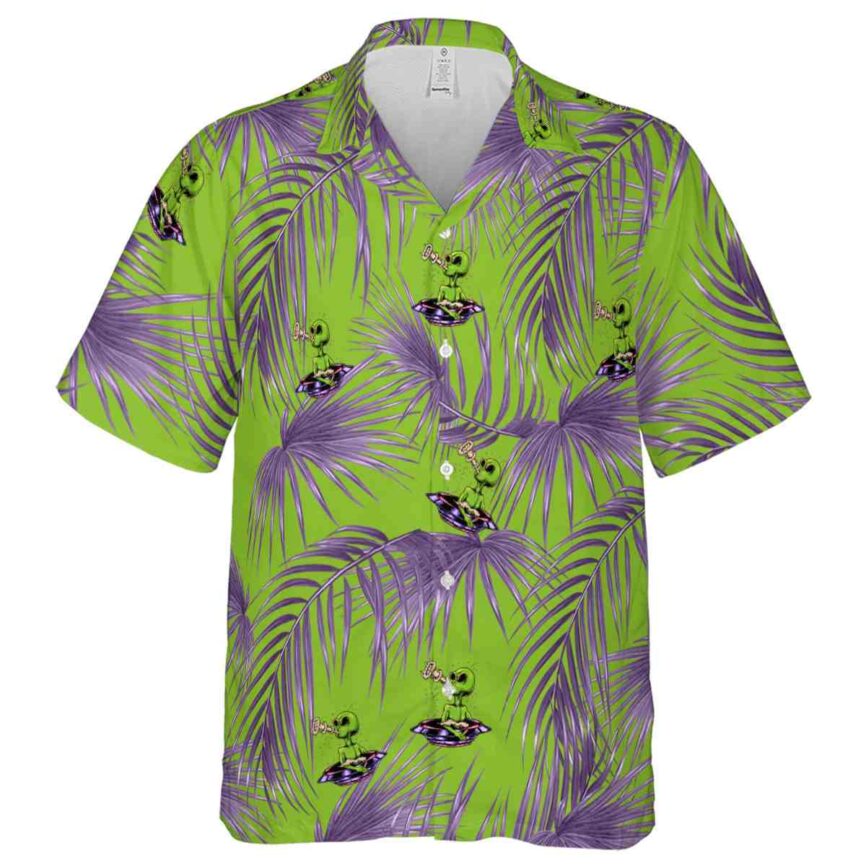 Alien Palm Frond Hawaiian Shirt Fashion forward