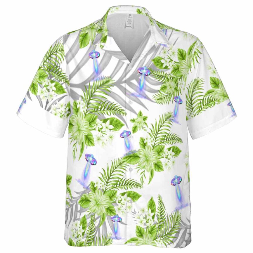 Alien Tropical Blossom Hawaiian Shirt Fashion forward