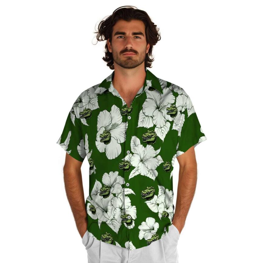 Alligator Hibiscus Flower Hawaiian Shirt New Arrival