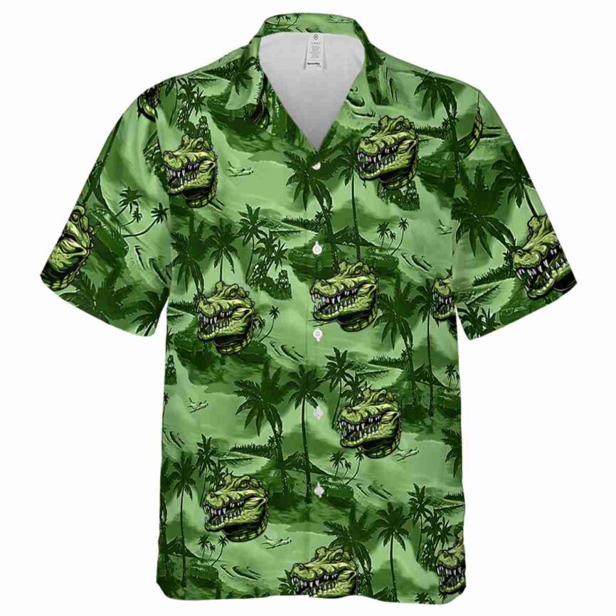 Alligator Island Beach Hawaiian Shirt Fashion forward