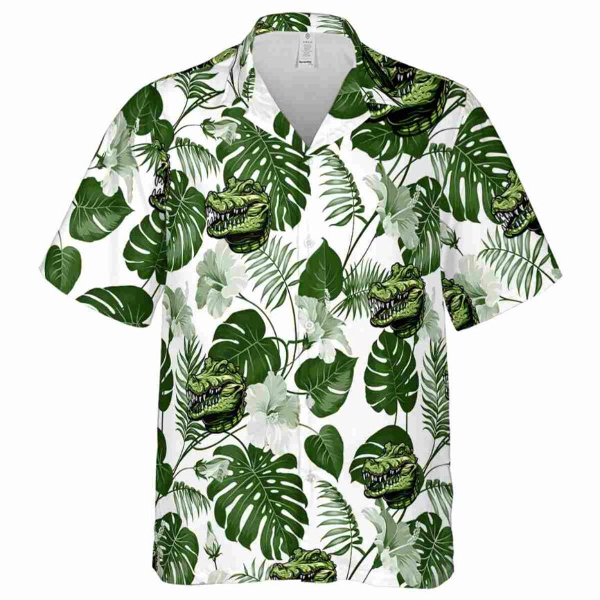 Alligator Leaf Pattern Hawaiian Shirt Fashion forward