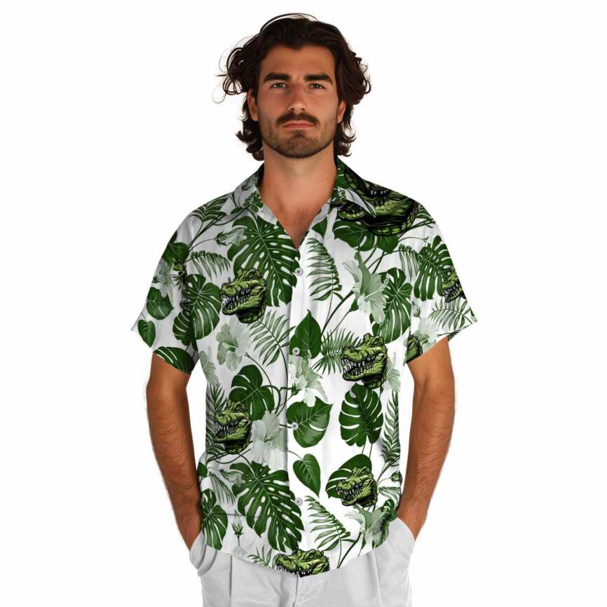 Alligator Leaf Pattern Hawaiian Shirt New Arrival