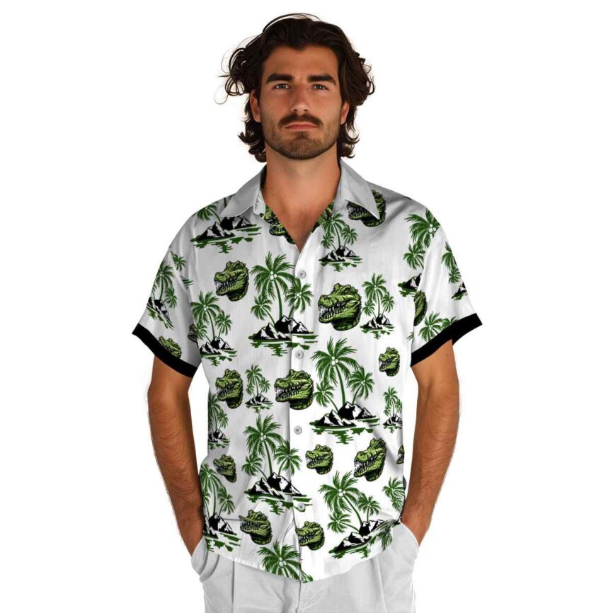 Alligator Palm Island Graphic Hawaiian Shirt New Arrival