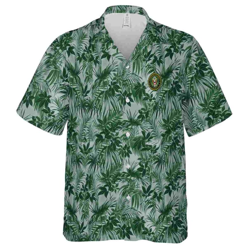 Army Foliage Print Hawaiian Shirt Fashion forward