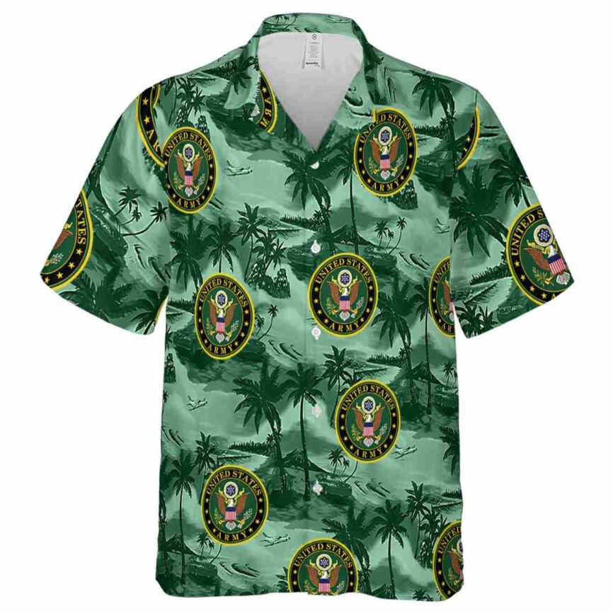 Army Island Beach Hawaiian Shirt Fashion forward