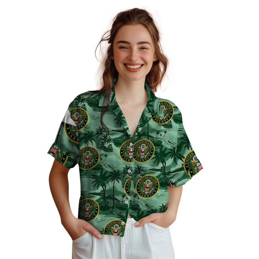 Army Island Beach Hawaiian Shirt Top rated