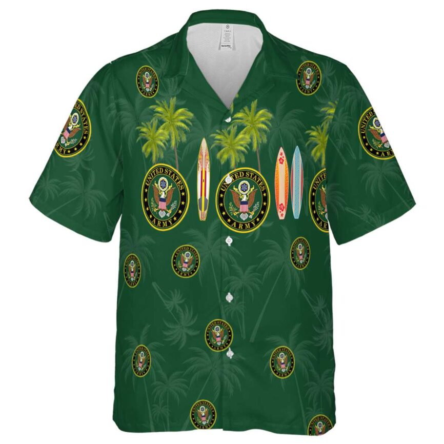 Army Island Theme Hawaiian Shirt Fashion forward