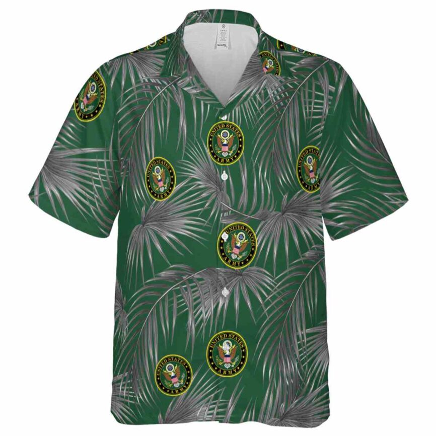 Army Palm Frond Hawaiian Shirt Fashion forward