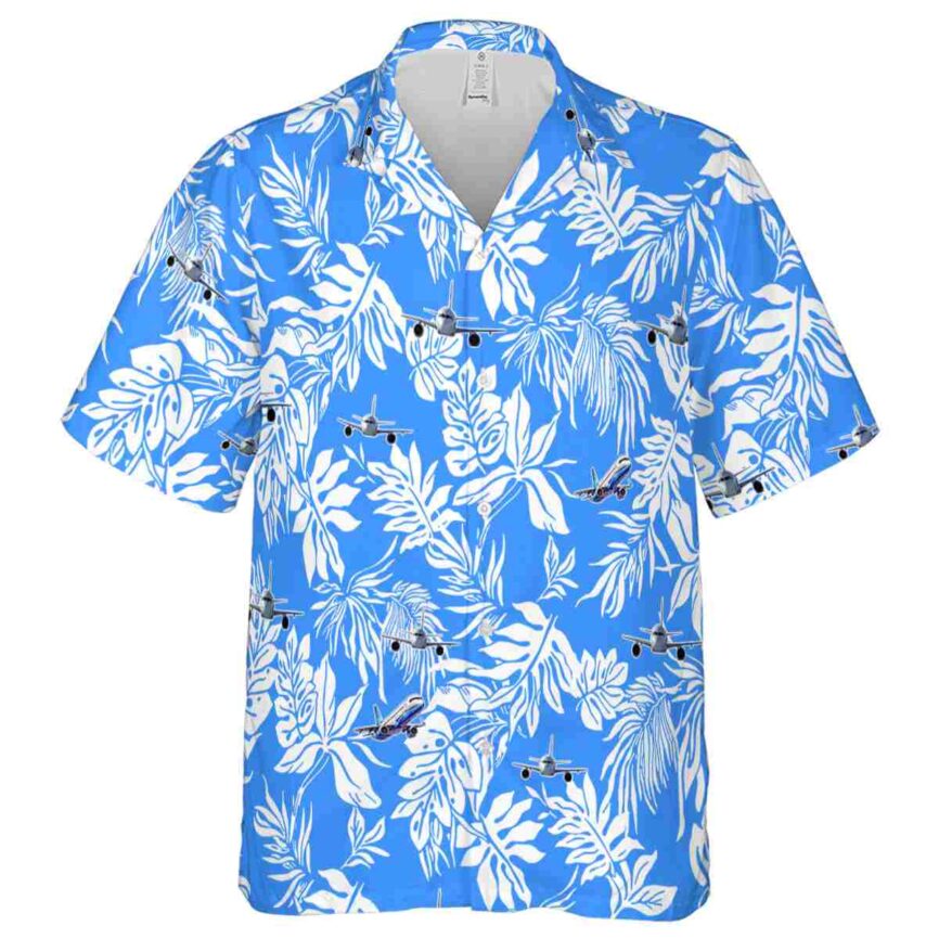 Aviation Bold Foliage Hawaiian Shirt Fashion forward