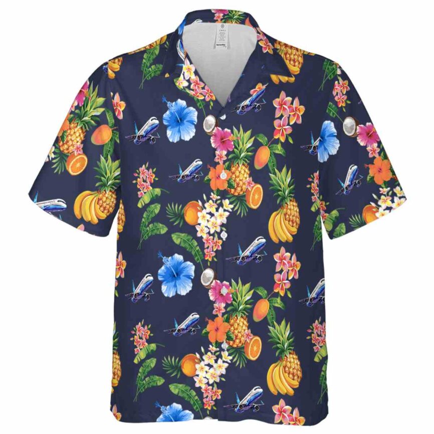 Aviation Fruit Pattern Hawaiian Shirt Fashion forward