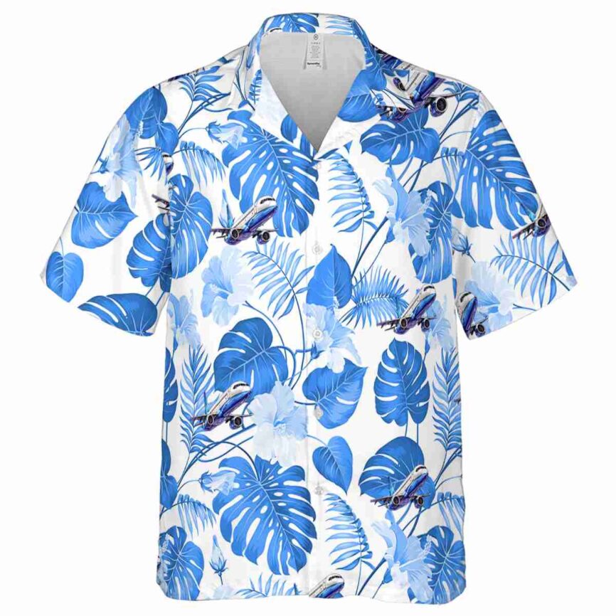 Aviation Leaf Pattern Hawaiian Shirt Fashion forward