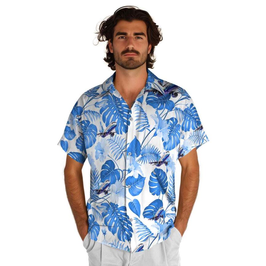 Aviation Leaf Pattern Hawaiian Shirt New Arrival