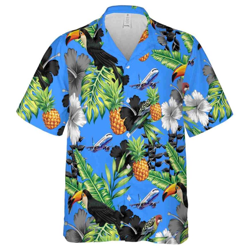 Aviation Leafy Toucan Hawaiian Shirt Fashion forward