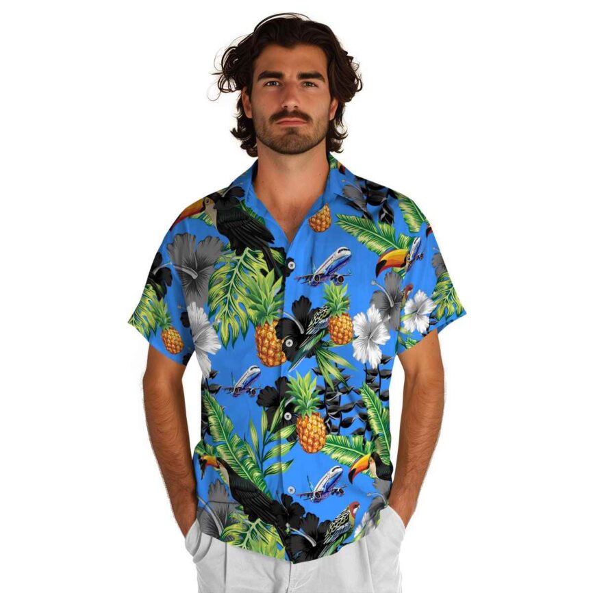 Aviation Leafy Toucan Hawaiian Shirt New Arrival