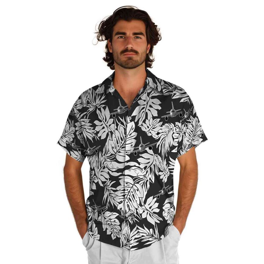 Aviation Monstera Foliage Hawaiian Shirt New Arrival