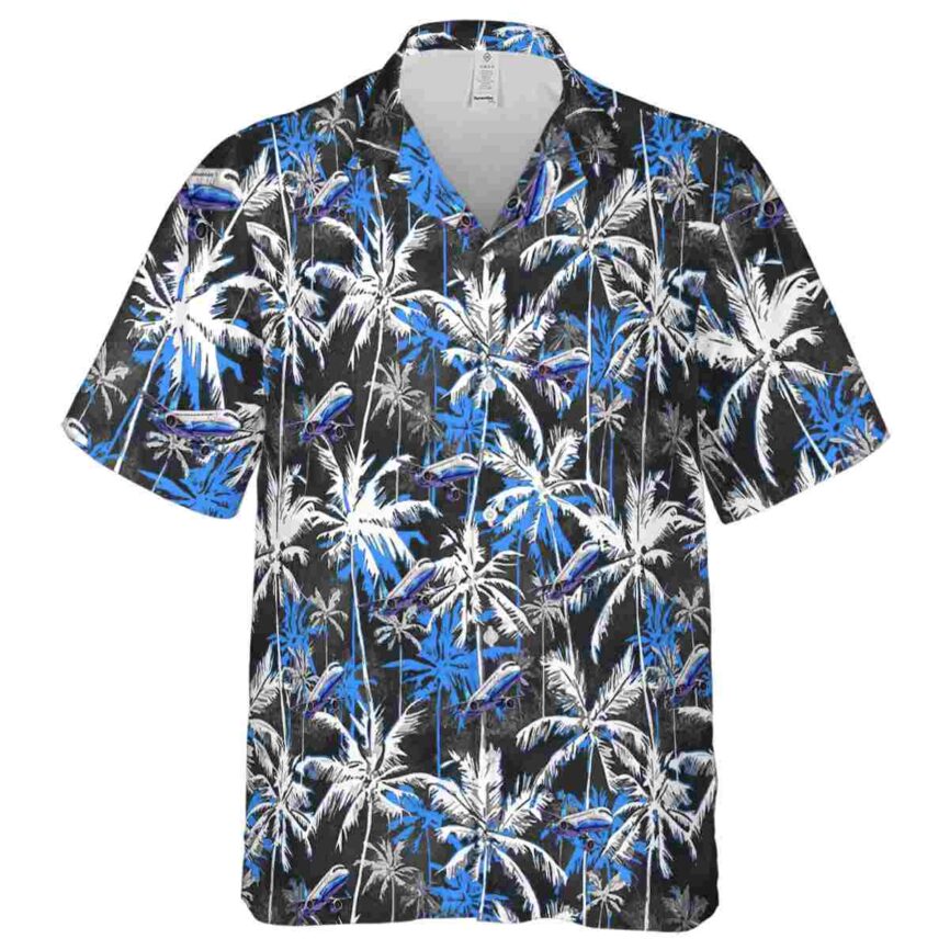 Aviation Palm Themed Hawaiian Shirt Fashion forward