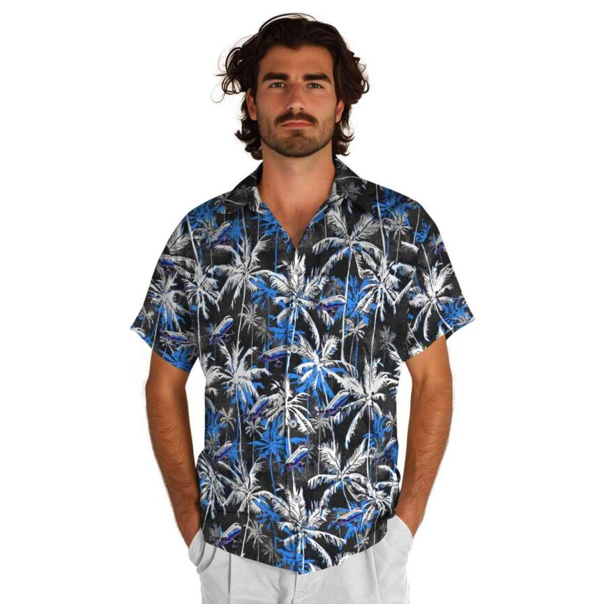 Aviation Palm Themed Hawaiian Shirt New Arrival