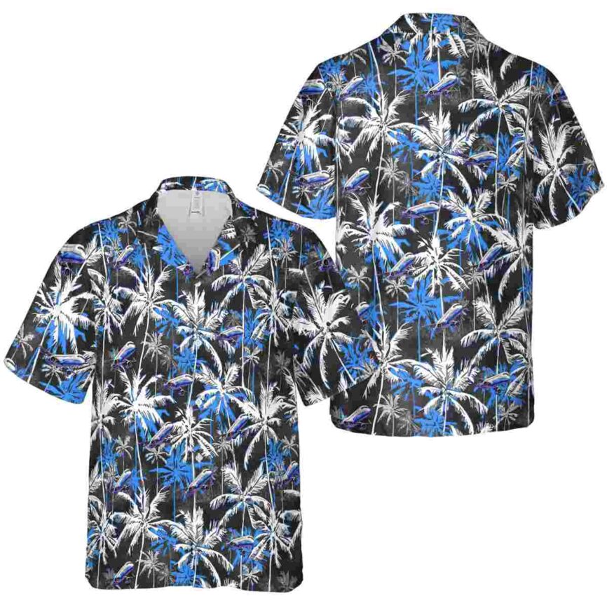 Aviation Palm Themed Hawaiian Shirt Premium grade