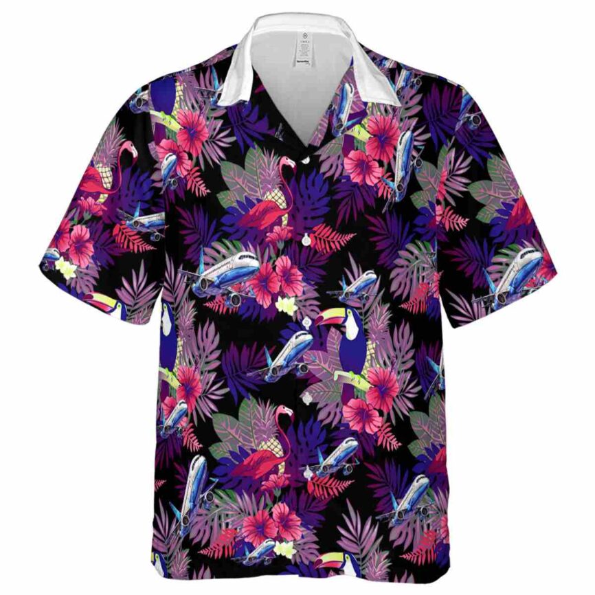 Aviation Tropical Bird Hawaiian Shirt Fashion forward